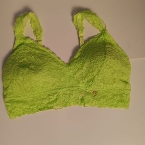 No Boundaries Lace Convertible Bralette neon green